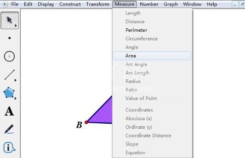 几何画板度量三角形的面积的详细教程截图