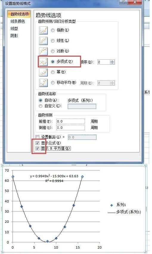 Excel曲线拟合教程分享截图