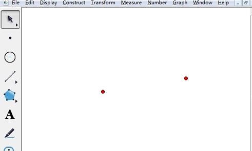 几何画板度量两点坐标距离的操作方法截图