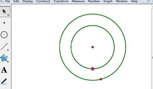 几何画板绘制同心圆的简单教程截图