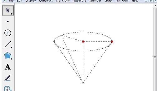几何画板绘制圆锥的详细教程截图