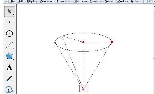 几何画板绘制圆锥的详细教程截图