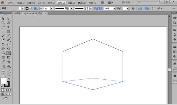 adobe illustrator cs6使用透视网格工具制作三维图片的操作教程截图