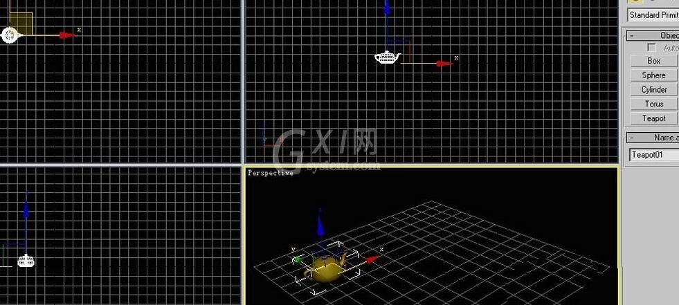 3Ds MAX茶壶阵列成矩阵样式的操作方法截图