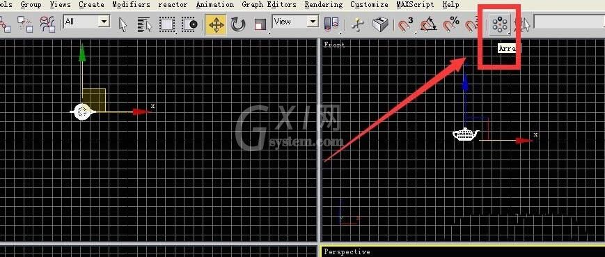 3Ds MAX茶壶阵列成矩阵样式的操作方法截图