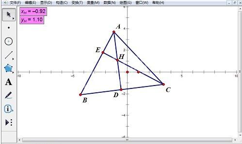 几何画板度量直线方程的具体步骤截图