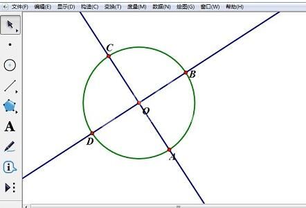 几何画板画出圆的内接正方形的具体操作方法截图