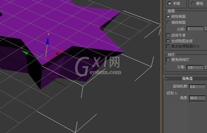 3dmax使用倒角命令绘制立体六角形模型的图文方法截图