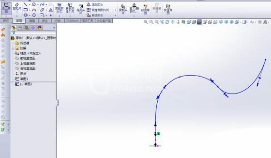 Solidworks建模弯曲的管道的操作教程截图