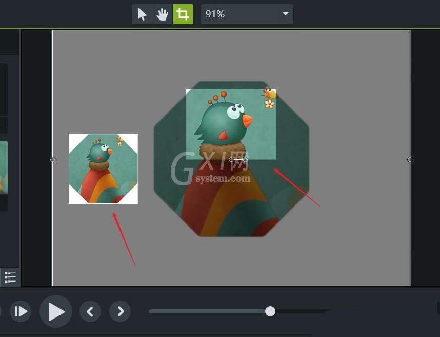 Camtasia Studio给素材添加聚光灯效果的操作教程截图