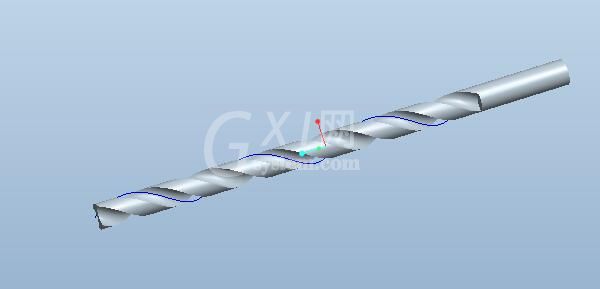 Proe建模三维立体的麻花钻零件的图文操作截图