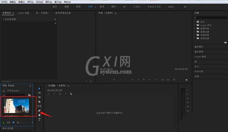 premiere打开安全边距的操作教程截图