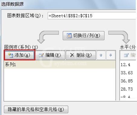 Excel制作2组或多组数据系列的散点图的具体方法截图