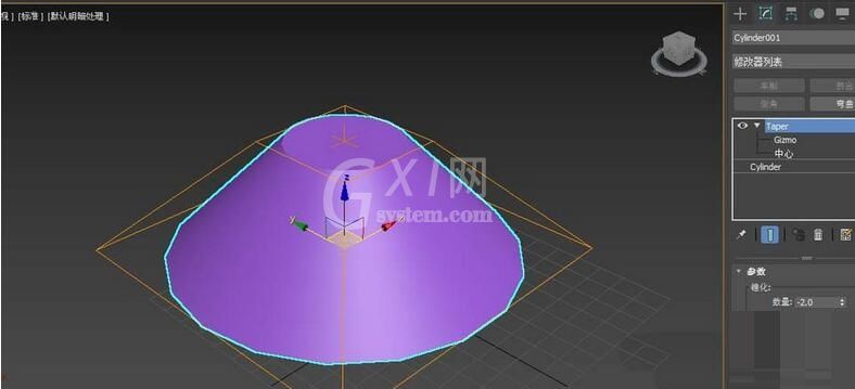 3Ds MAX使用锥化修改器修改图形的相关操作截图