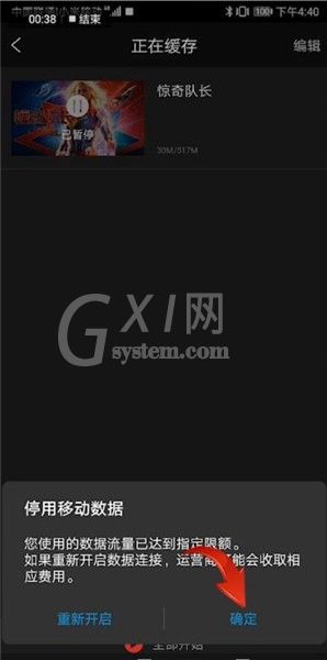 南瓜电影中用流量下载的操作方法截图