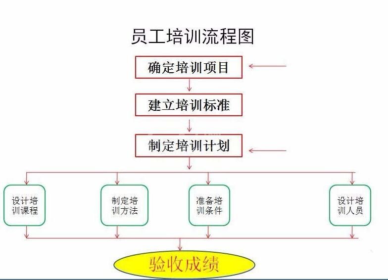 PPT怎样设计员工培训流程图 PPT设计员工培训流程图的详细步骤截图