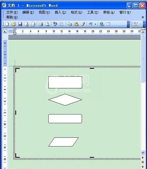 word2003设计流程图的具体方法步骤截图