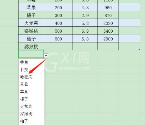 wps表格如何用Alt键插入下拉列表?wps表格用Alt键插入下拉列表的步骤教程截图