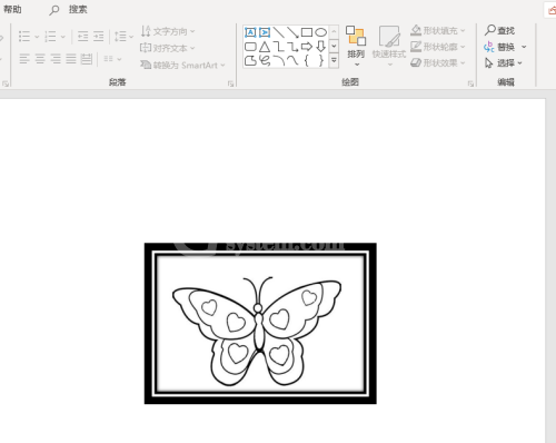 PPT中怎么给插入的图片添加黑色双框?PPT中给插入的图片添加黑色双框操作方法截图