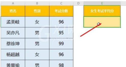 excel中AVERAGEIF函数如何使用？excel中AVERAGEIF函数的使用教程截图