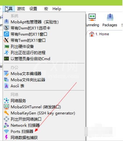 mobaxterm如何扫描端口 mobaxterm扫描端口方法截图