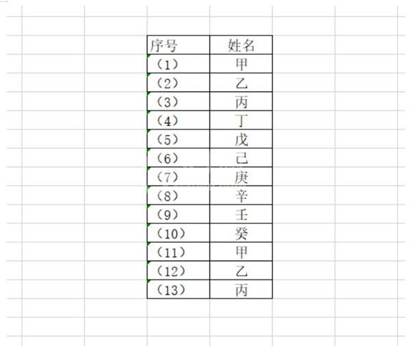 Excel如何批量输入带括号的序号？Excel批量输入带括号的序号技巧分享截图