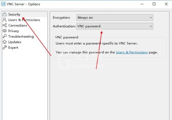 vnc怎么设置服务器密码 vnc设置服务器密码方法截图