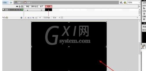 flash8如何设置按钮反应区域?flash8设置按钮反应区域的方法截图