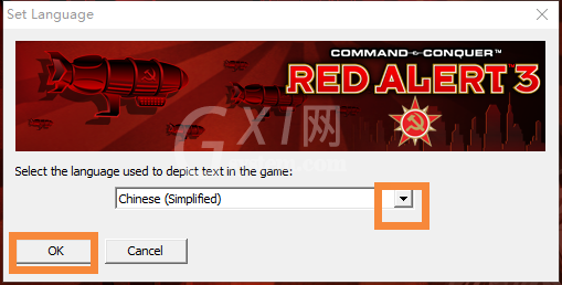 红色警戒3世界大战怎么设置中文?红色警戒3世界大战设置中文方法截图
