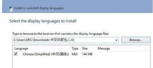 win10中文语言包如何安装?win10中文语言包安装步骤截图