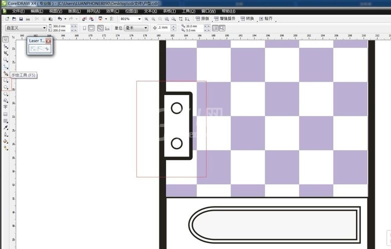 CorelDRAW如何画房屋厕所平面图?CorelDRAW画房屋厕所平面图教程截图