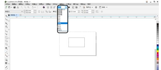 coreldraw 2018如何使用缩放级别?coreldraw 2018使用缩放级别的方法截图