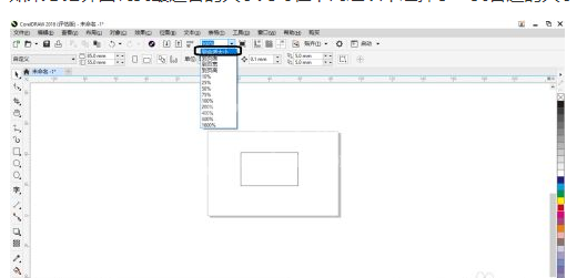 coreldraw 2018如何使用缩放级别?coreldraw 2018使用缩放级别的方法截图