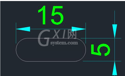 autocad2018如何快速绘制腰型孔?autocad2018快速绘制腰型孔的方法截图