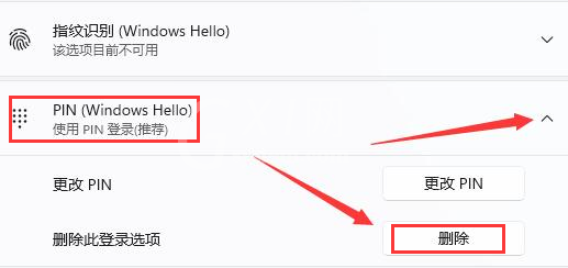 Windows11如何删除PIN码?Windows11删除PIN码步骤截图