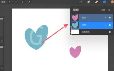 Procreate如何选择多个图层同时移动?Procreate选择多个图层同时移动方法截图