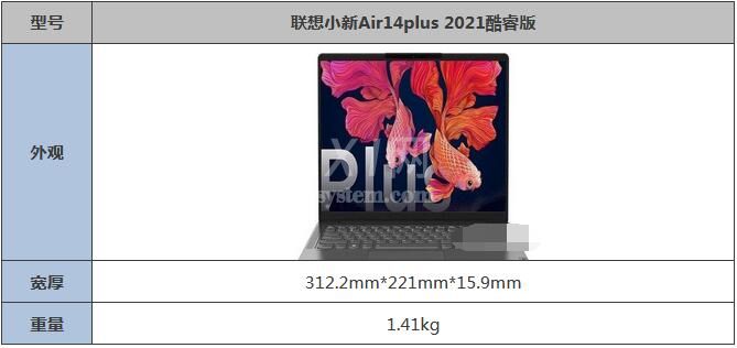 联想小新Air14plus 2021酷睿版多重？联想小新Air14plus 2021酷睿版重量介绍