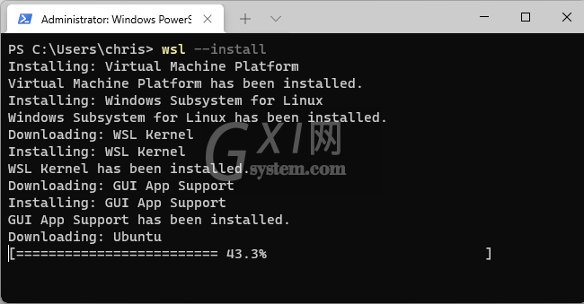 Windows11如何安装适用于Linux的Windows子系统？Windows11安装适用于Linux的子系统教程截图