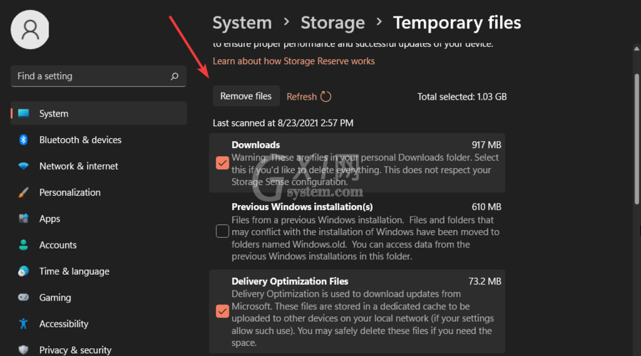 Win11如何删除临时文件?Win11删除临时文件教程截图