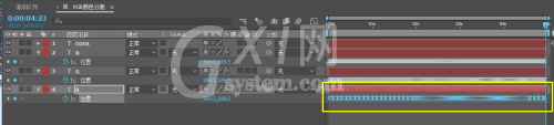 AE怎么给文字添加RGB颜色分离效果?AE给文字添加RGB颜色分离效果教程截图