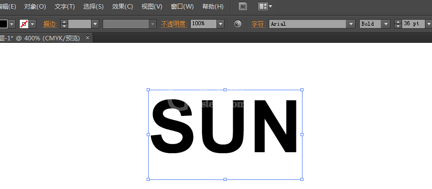 ai怎么设计点连线字体?ai设计点连线字体方法教程截图