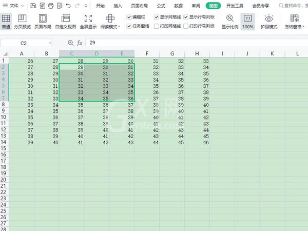 excel冻结窗口怎么设置范围?excel冻结窗口设置范围教程