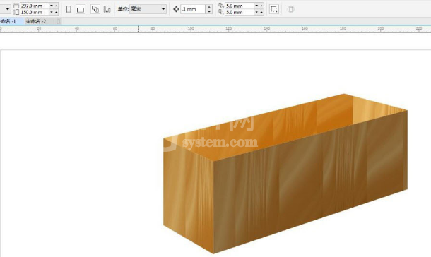 cdr立体图形怎么画？cdr绘制立体木盒教程分享