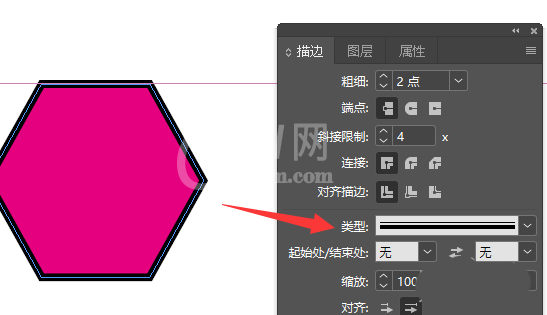 ID2019如何更改描边样式？ID更改描边样式操作方法截图