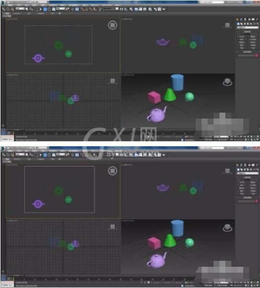 3dmax怎么调节交叉选和框选？3dmax调节交叉选和框选方法截图