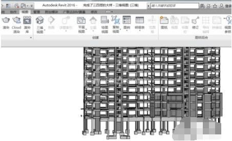 Autodesk revit怎么看三维视图？Autodesk revit看三维视图操作教程截图