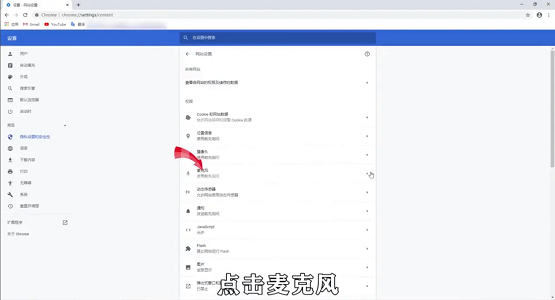 Google浏览器如何设置麦克风?Google浏览器设置麦克风的方法截图