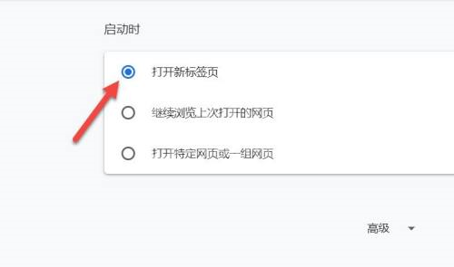 Google浏览器启动时怎么开启新标签?Google浏览器启动时开启新标签的方法截图