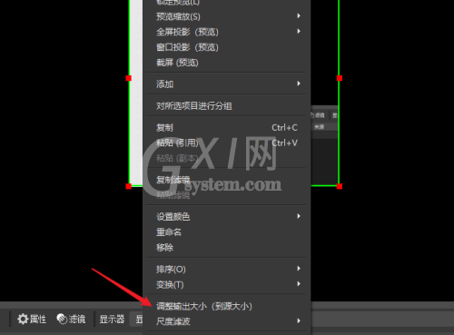 OBS Studio怎么选择录屏区域？OBS Studio选择录屏区域教程截图