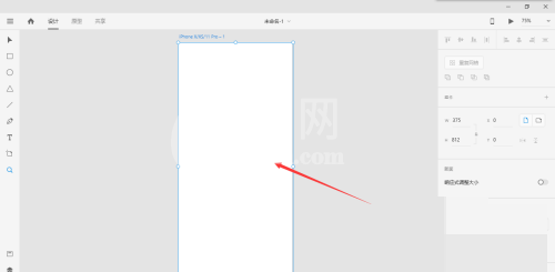 Adobe XD怎么放大画布?Adobe XD放大画布教程截图